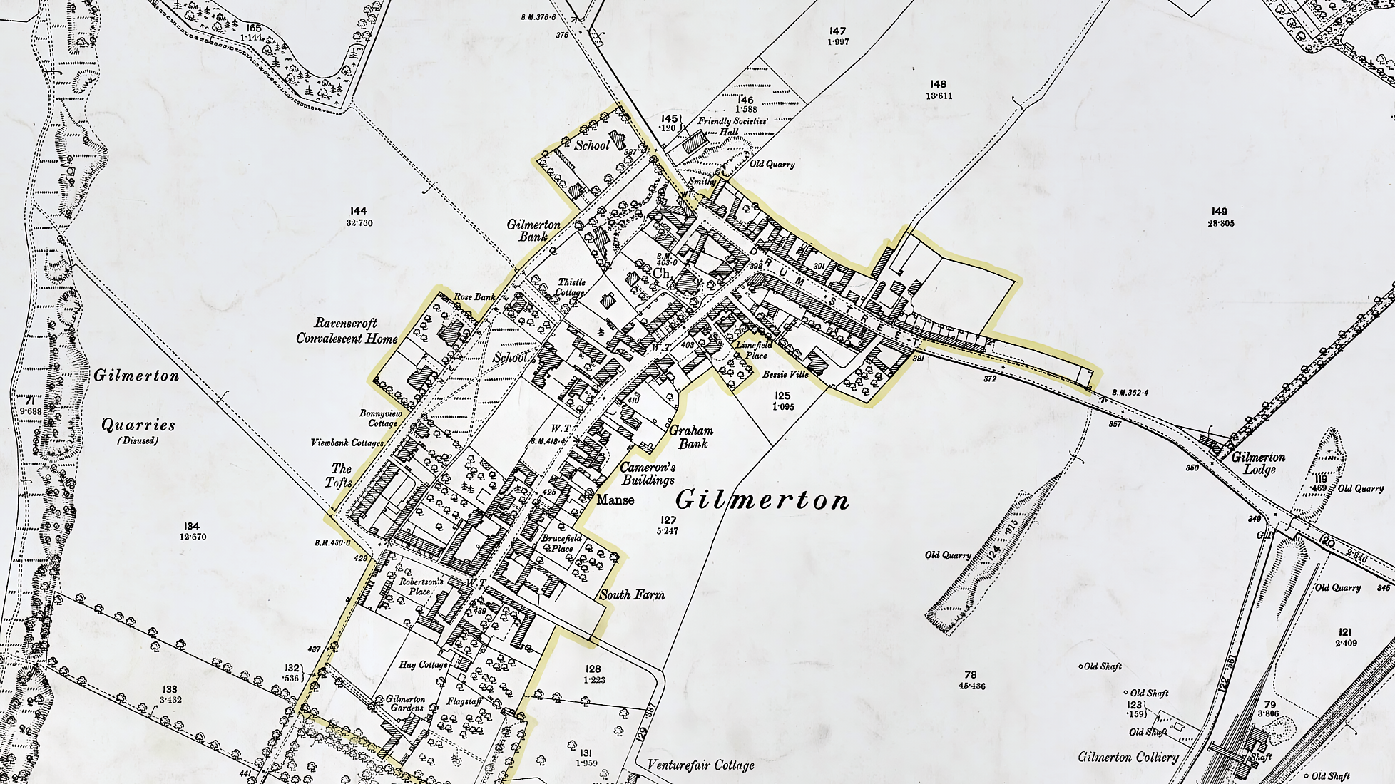Barony of Balvaird, 1896 map Perth and Clackmannan